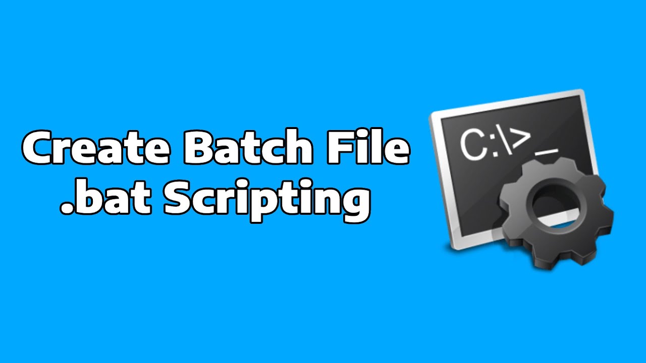 How To Create a Batch (.bat) File in Windows (BEGINNER TUTORIAL)