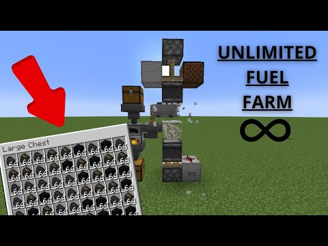 UNLIMITED FUEL FARM in 2 MINUTES - Minecraft 1.20.1