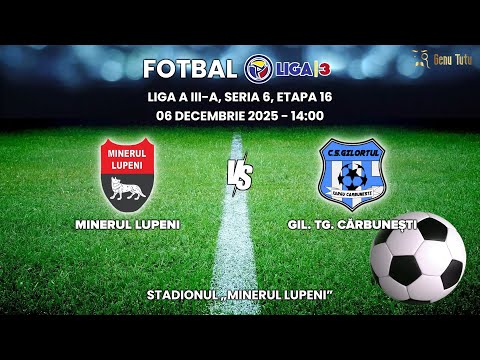 Fotbal Liga a III-a, Seria 6, Etapa 16, Minerul Lupeni - Gil. Tg. Cărbunești