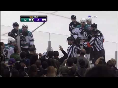Ryane Clowe vs Wayne Simmonds