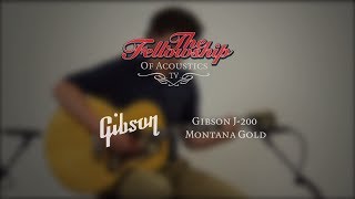 Video thumbnail for Gibson J-200 Montana Gold at The Fellowship of Acoustics by The Fellowship of Acoustics