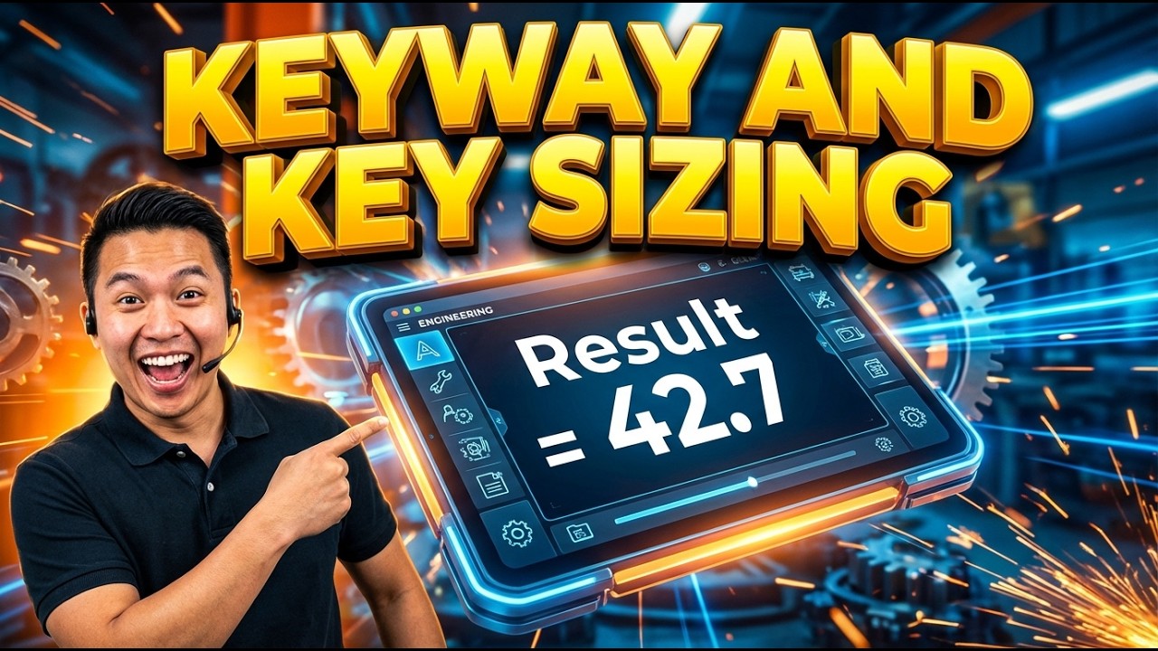 Keyway and Key Sizing Calculator