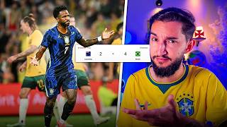 Brasil 4 x 2 Austrália - SELEÇÃO BRASILEIRA MELHOROU? 🇧🇷