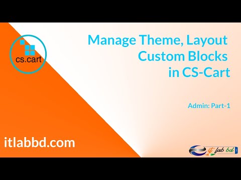 Manage Theme, Layout, Blocks in CS-Cart || Admin Part-1