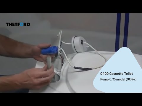 C400 | Pump C/X-model (16374) replacement | Cassette toilet | THETFORD repair instructions