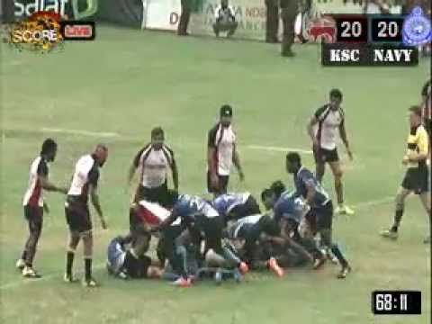 www.thescore.lk - Dialog Rugby League : Kandy SC Vs Navy SC - Second Half
