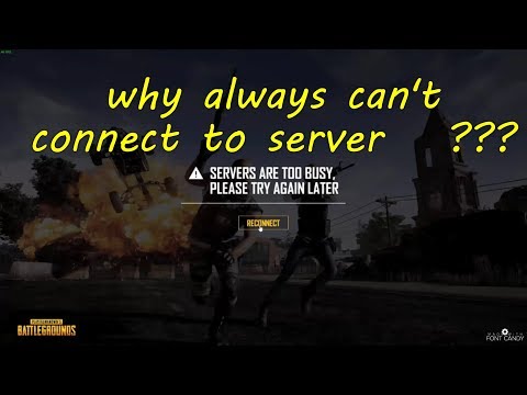 Server Are Too Busy Playerunknown S Battlegrounds General Discussions