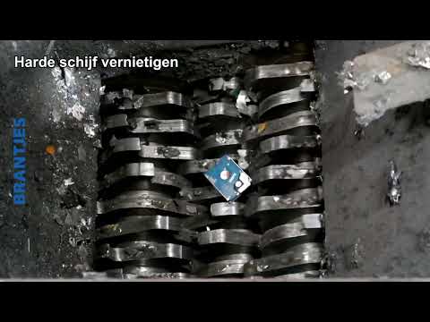 Harde schijf vernietigen | Brantjes.com