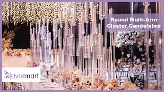 Round Multi-Arm Cluster Candelabra | eFavormart.com