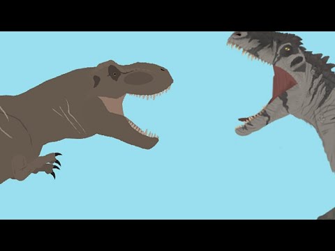 Giganotosaurus Vs T-rex [Dc2] Prologue[2k 60fps]@XenoSpino09.Z