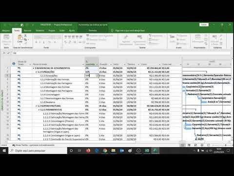 AULA 12de20 MS PROJECT - OS CUSTOS DO PROJETO