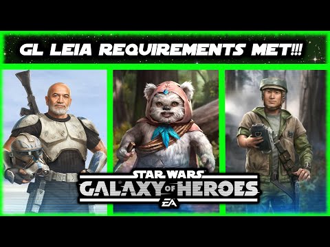 GL Leia Requirements Met  (but I'm Wasting Tickets...)-- 8 Weeks of Whaling in Galaxy of Heroes!