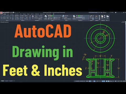 AutoCAD Drawing in Feet and Inches