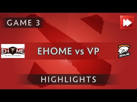 EHOME vs Virtus.pro [Game 3] The Summit 6 - Dota Highlights