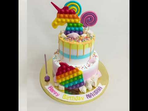 Cakes design for   Baby birthday 🎂 Girls #boys # Baby birthday cakes pic #Coke photos 😋😋