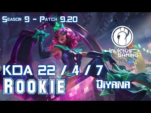 IG Rookie QIYANA vs AKALI Mid - Patch 9.20 EUW Ranked