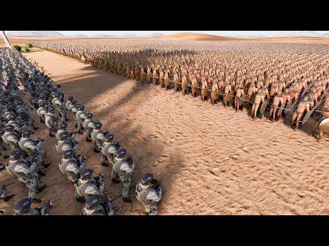 20.000 Spartans vs 300 Modern Soldiers | Ultimate Epic Battle Simulator 2