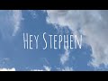 Taylor Swift - Hey Stephen (Taylor's Version) (lyrics)