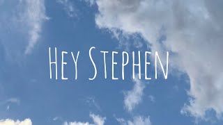 Taylor Swift - Hey Stephen (Taylor&#39;s Version) (lyrics)