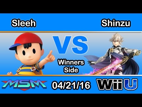 MSM #42: Sleeh (Ness) Vs. Shinzu (Corrin) Winners Side - Smash Wii U