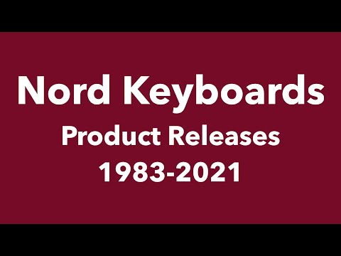 Nord Keyboards History and Release Timeline from 1983 to Current Day