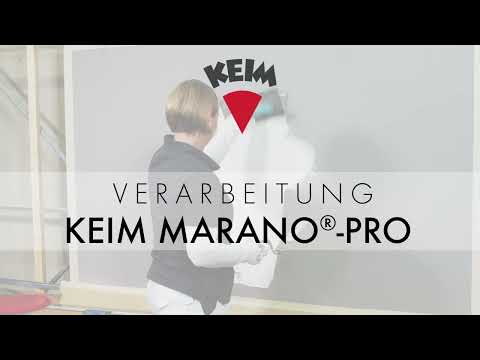 Verarbeitung von Spachtelmassen – KEIM MARANO-® PRO