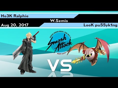 SmashAttack 21 - [W.Semis] Ho3K Ralphie vs LooK pu55yk1ng