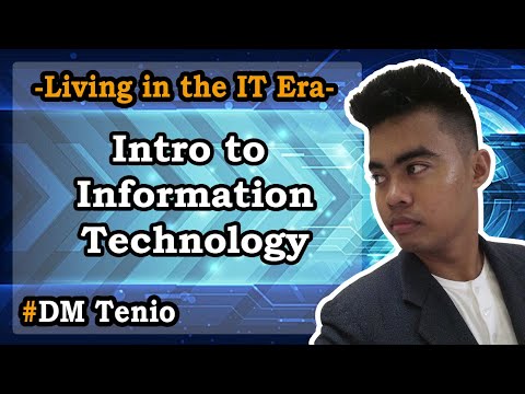 Lesson 1 - Introduction to Information Technology | Living in the IT Era