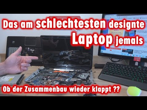 Das schlechteste designte Laptop jemals 😕 ob der Zusammenbau wieder klappt ❓