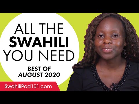 Your Monthly Dose of Swahili - Best of August 2020