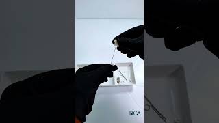 DIY Flower Beaded Earrings Tutorial | Handmade Jewelry in 27 Seconds | Beginner bead making #shorts
