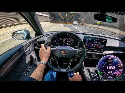 NEW Cupra Leon [1.4 e-HYBRID 245HP] | POV Test Drive #742 Joe Black
