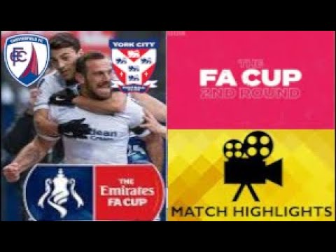 FA CUP 2nd ROUND CHESTERFIELD v YORK