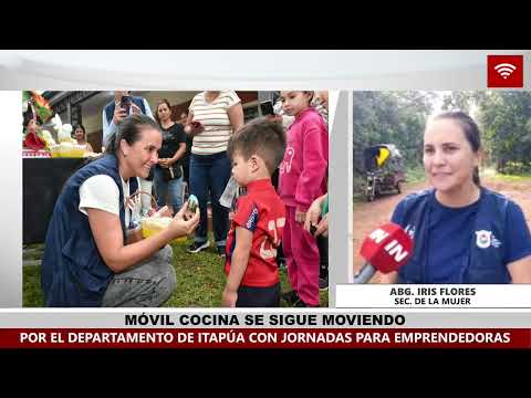 IMPULSAN CAPACITACIONES GASTRONÓMICAS CON EL “MÓVIL COCINA” EN ITAPÚA