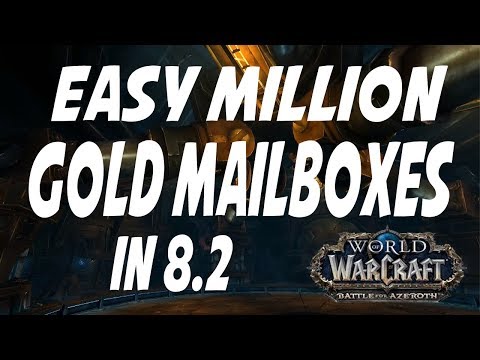 MAKING EASY GOLD WITH 8.2! MILLION GOLD MAILBOXES