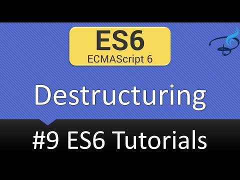 ECMAScript 6 Tutorials Destructure Array 9
