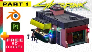 Cyberpunk Fast Food Restaurant video thumbnail