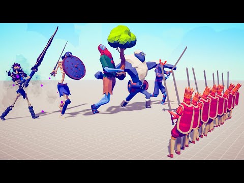 👑 10x EVERY TEAM BOSS ARMY 👑 Vs 👹 5x GIANTS 👹 / Totally Accurate Battle Simulator ( TABS )