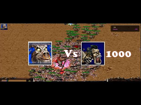 What happens if short spell cooldown + thereisnospoon Tauren fight with 1000 ghouls