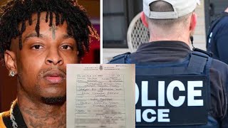21 Savage Lawyers Claim ICE IS Trying 2 INTIMIDATE Him W/10 Year BAN!