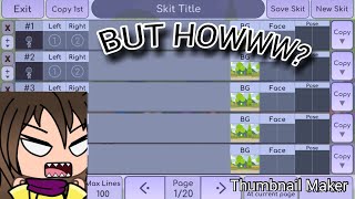 How To Use the Skit Maker for Beginners | Gacha Life (READ PINNED COMMENT)