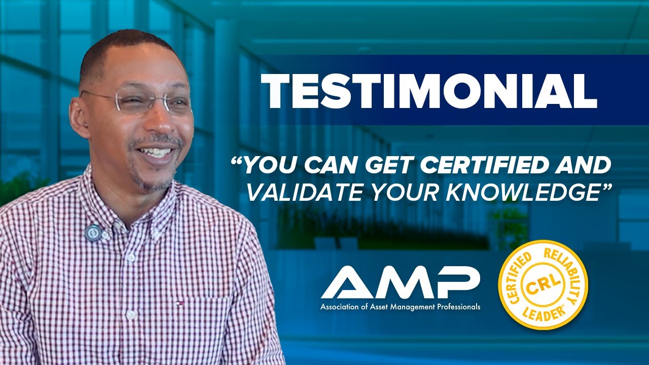 Randolph Patterson: Certified Reliability Leader® testimonial