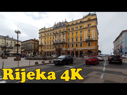 Rijeka Croatia Walking Tour [4K]