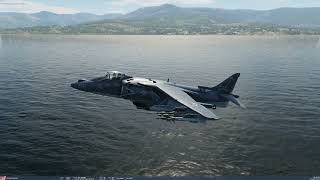 DCS AV-8B Harrier, Sky Warrior Campaign, Mission 04 "Liberation of Kobuleti airfield" full one take.