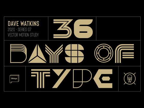 36 Days of Type - 2020 - Vector