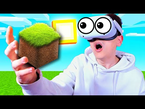 100 DAYS IN MINECRAFT IN REAL LIFE!!  (VR)