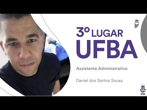 INTERVIEW: Daniel dos Santos Sousa, approved in 3rd place at UFBA for Administrative Assistant