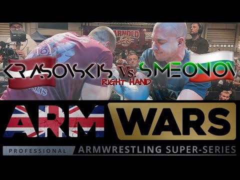 VLAD ‘THE DESTROYER’ KRASOVSKIS Vs. BOZHIDAR‘SUPERSTAR’ SIMEONOV -AT ARM WARS ‘REALITY CHECK’- RIGHT