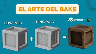 ✅Tutorial de Modelado 3D en Blender para Videojuegos | Low Poly, High Poly y Bake en Substance