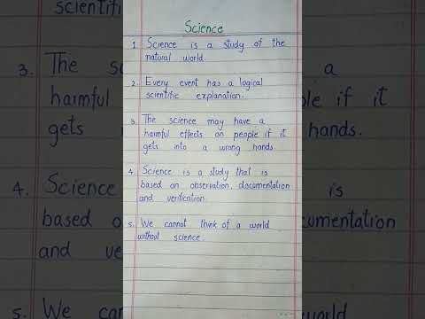 5 lines essay on Science #5linesessay #5lines